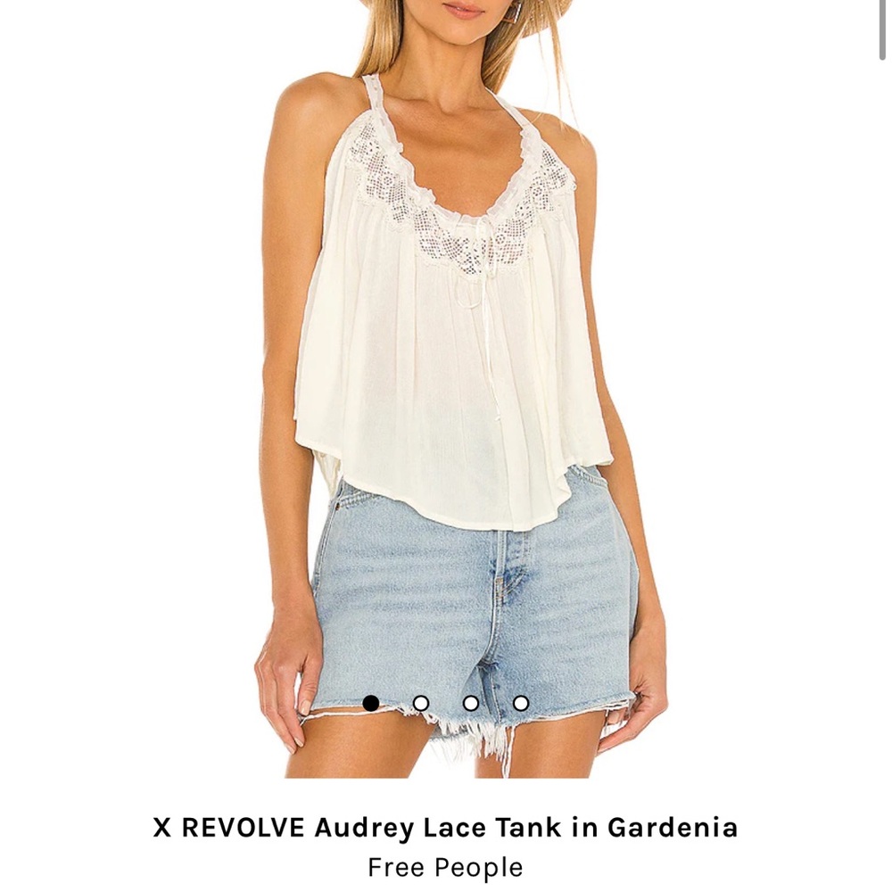 Free People x Revolve lacey tank, size S